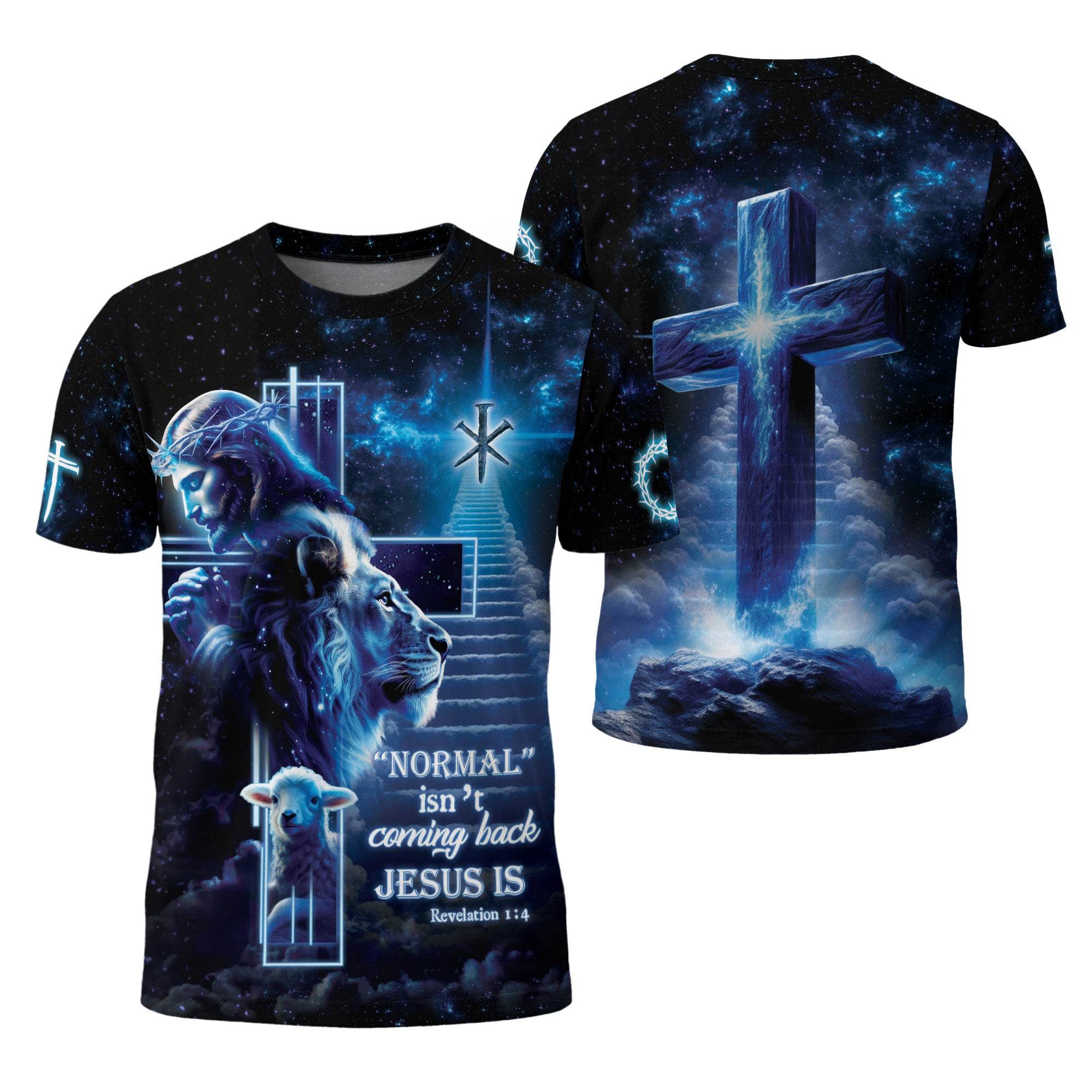 The Lion And The Lamb "Jesus Is Coming Back" Christian T-Shirt
