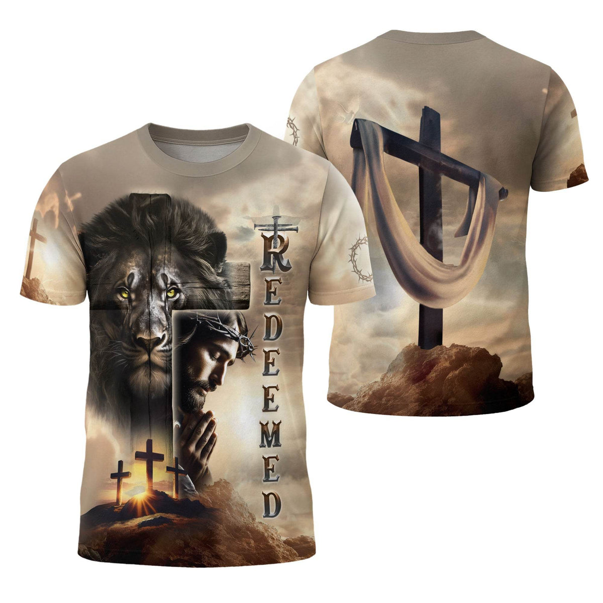 Redeemed At Calvary The Lion And The Savior T-Shirt