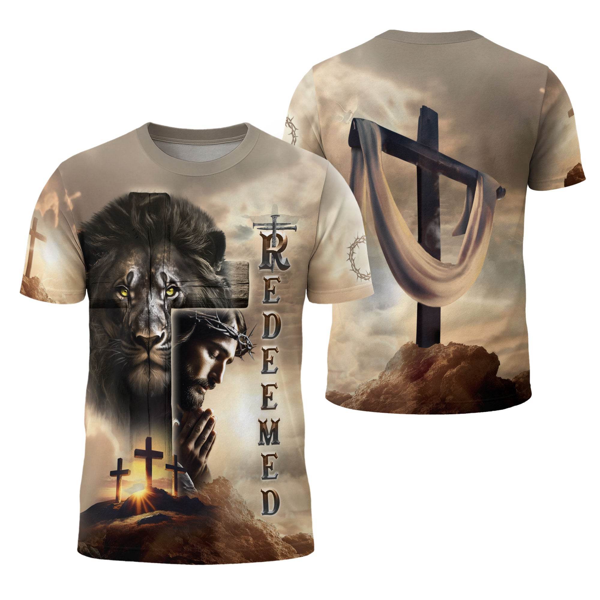 Redeemed At Calvary The Lion And The Savior T-Shirt