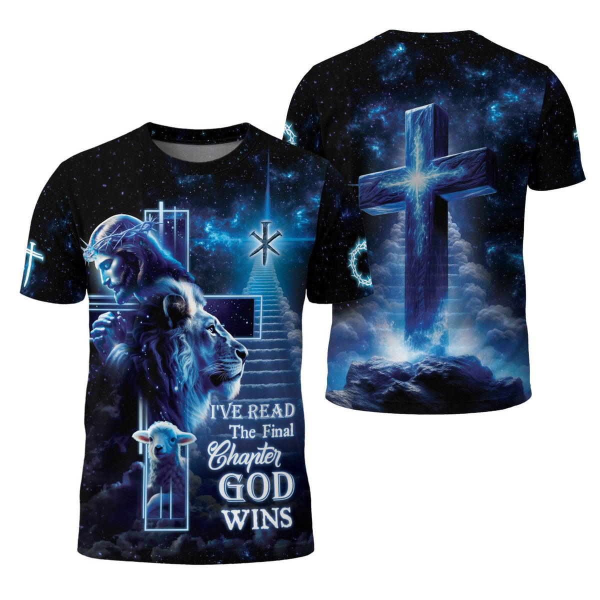 I’ve Read The Final Chapter God Wins Lion Cross Heaven T-Shirt