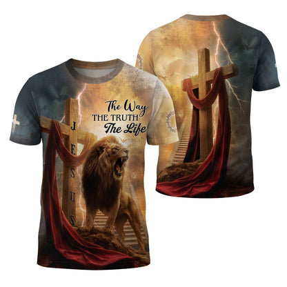 The Lion's Roar In The Storm "The Way The Truth The Life" T-Shirt