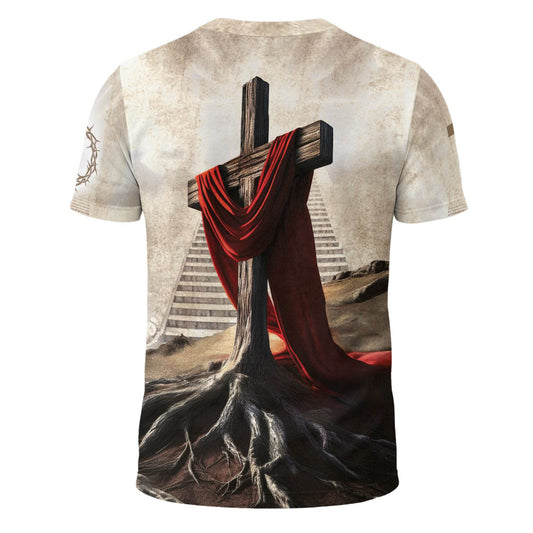 Be Bold As A Lion "Rooted In Christ" Proverbs 28:1 T-Shirt