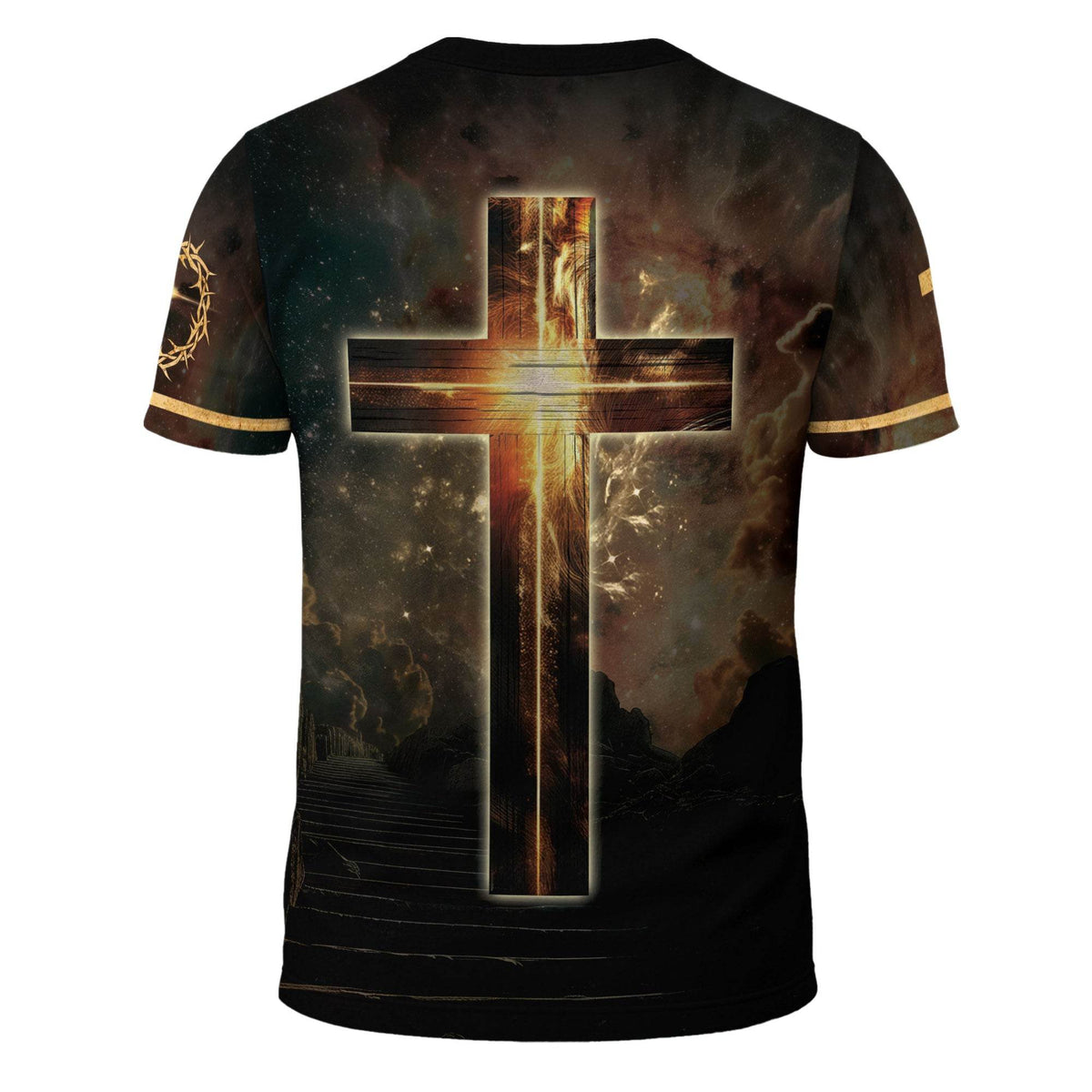 Lion of Judah with Fiery Cross “I Can Do All Things” T-Shirt