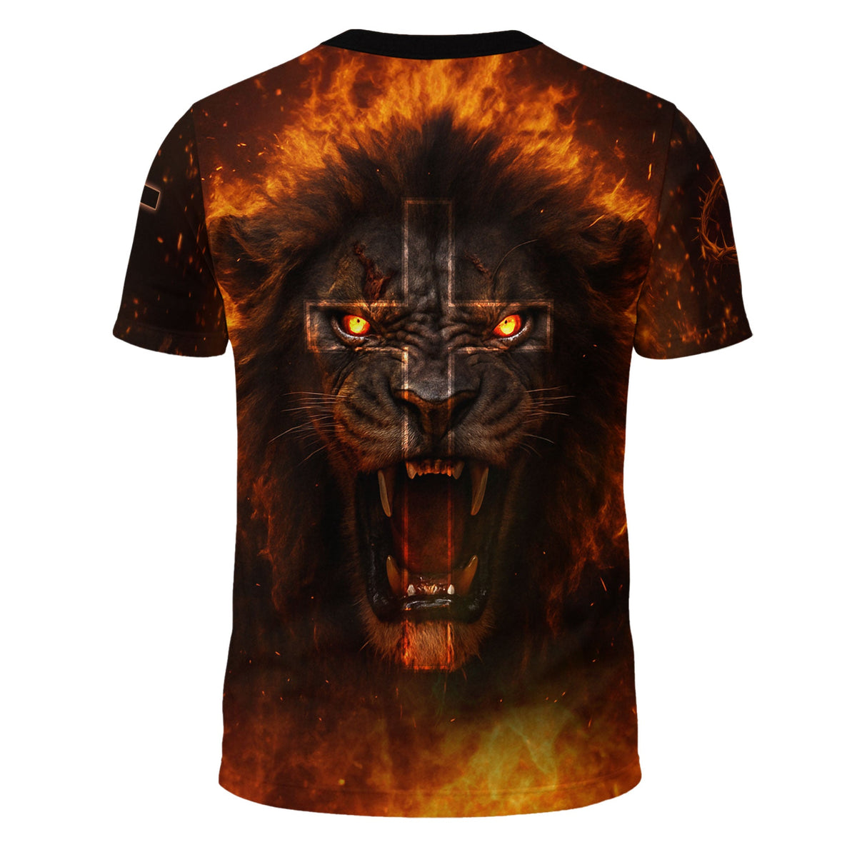 I Can’t But I Know A Guy Jesus and Lion Fire Cross Christian T-Shirt