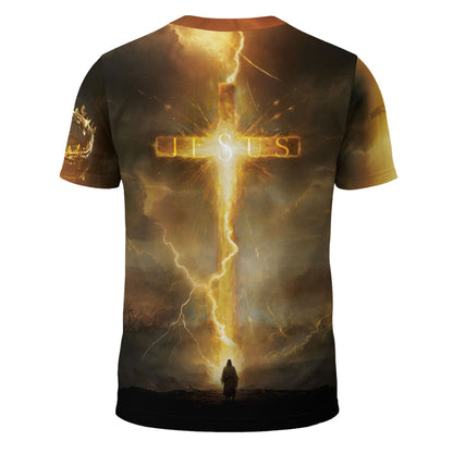 I Can’t But I Know A Guy Lion of Judah Cross of Light Christian T-Shirt