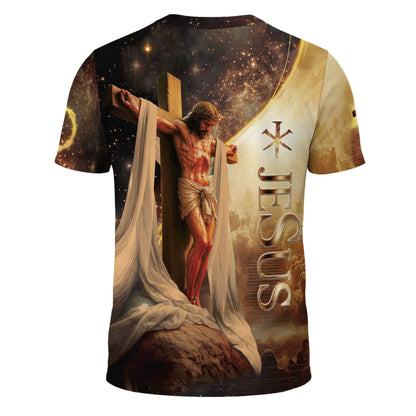 I Can Do All Things Through Christ Lion & Cross T-Shirt