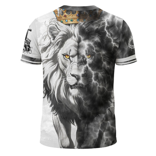 Jesus The Way The Truth The Life Lion Crown Christian T-Shirt