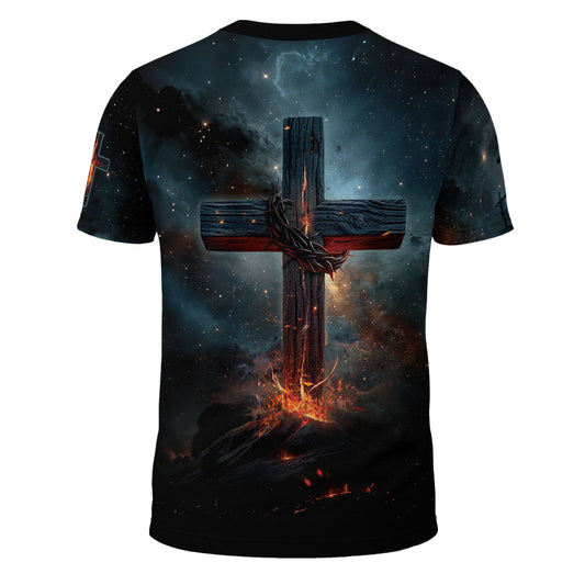 I Can’t But I Know A Guy Christian T-Shirt Lion of Judah Cross Design