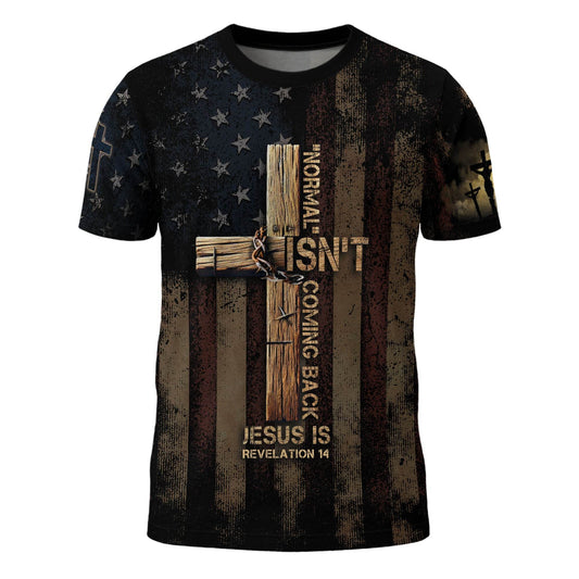 Jesus Is Coming Back | Revelation 1:4 Cross & End-Time Faith Tee