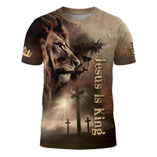 Jesus Is King Shirt – Bold Christian Graphic Tee