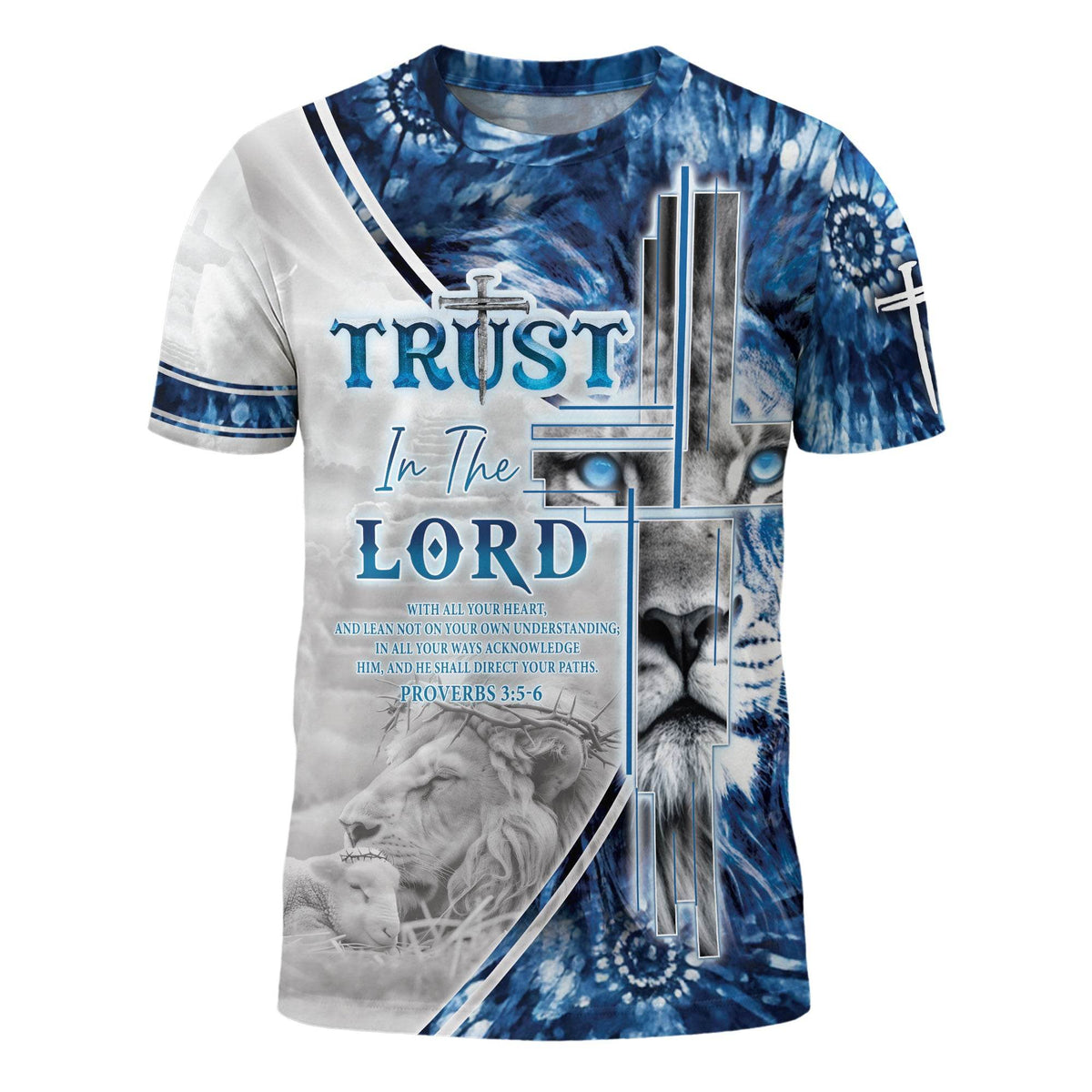 He Shall Direct Your Paths Proverbs 3:5-6 Christian T-Shirt