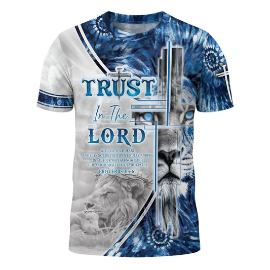 He Shall Direct Your Paths Proverbs 3:5-6 Christian T-Shirt