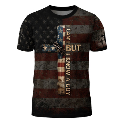 I Can’t But I Know A Guy Lion & Jesus T-Shirt
