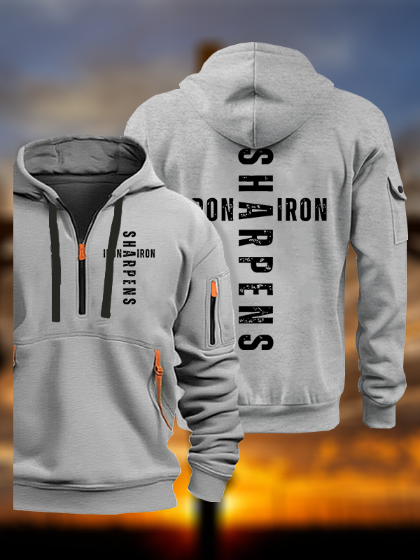 Iron Jesus God Christian Zipper Hoodies