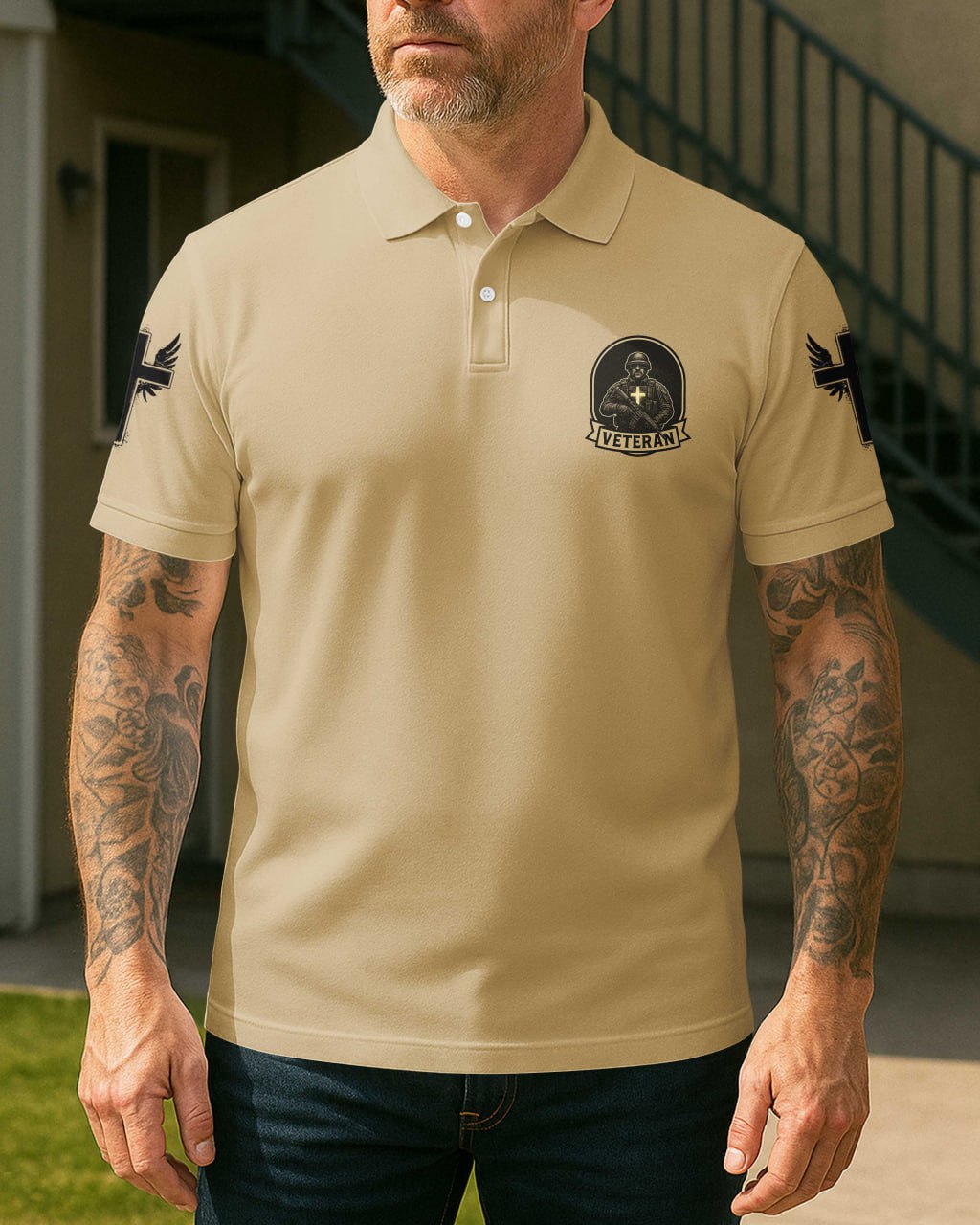 God Took The Strongest Americans Polo