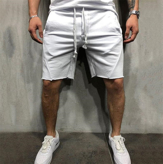 Manlyflex™ Loose Plain Elastic Waist Shorts