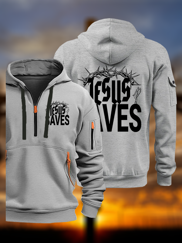 Jesus Saves Jesus God Christian Zipper Hoodies