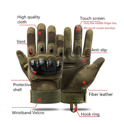 ManlyflexIndestructible Protective Tactical Gloves