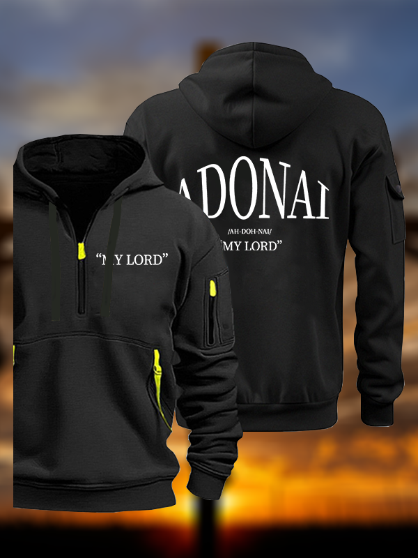 Adonai Jesus God Christian Zipper Hoodies