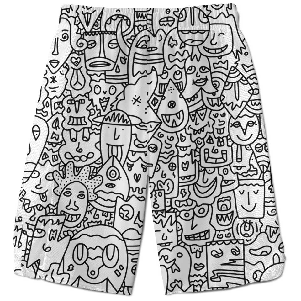 Pretty Done's Doodle Shorts