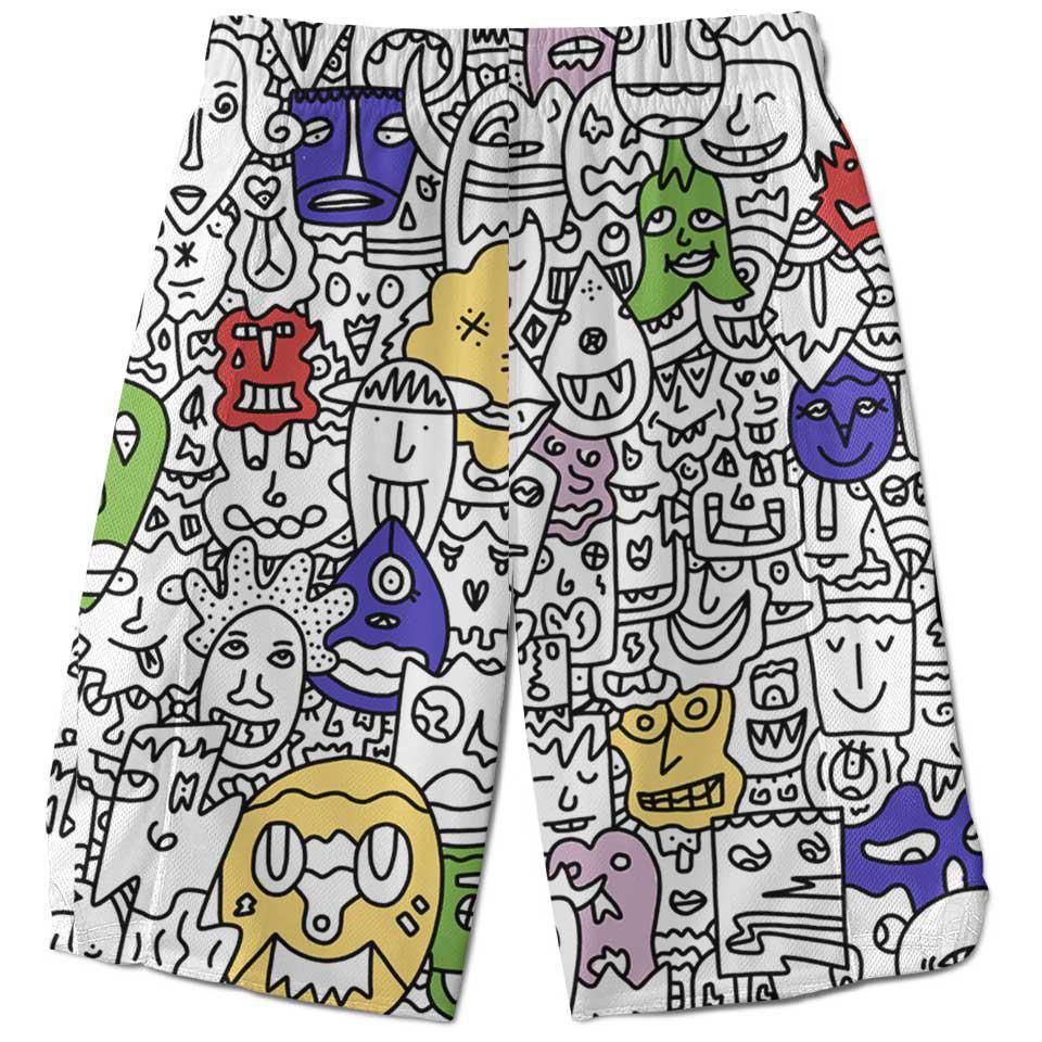 Pretty Done's Doodle Shorts