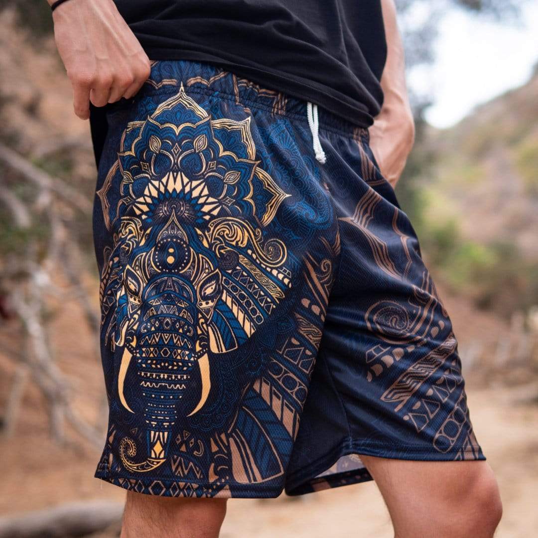 Elephant Mandala Shorts