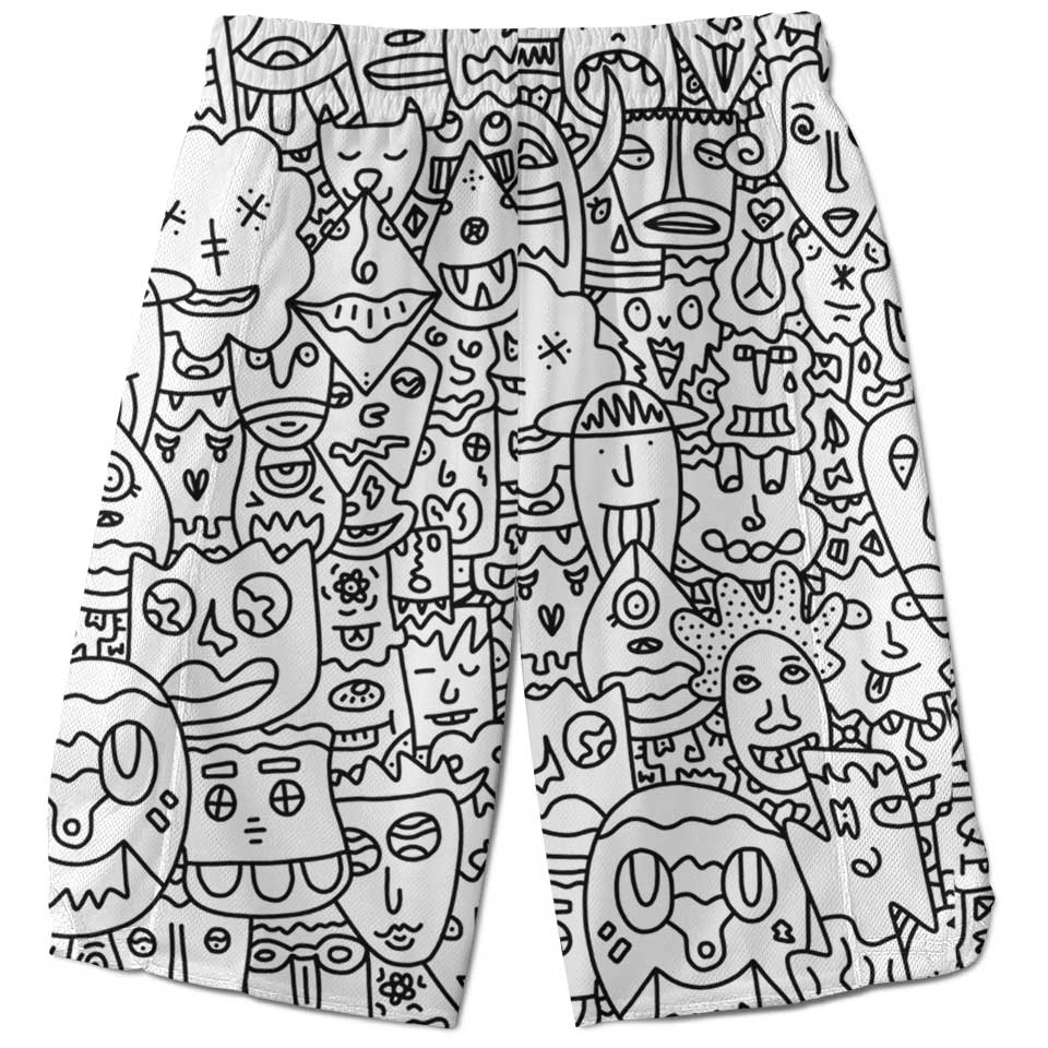 Pretty Done's Doodle Shorts