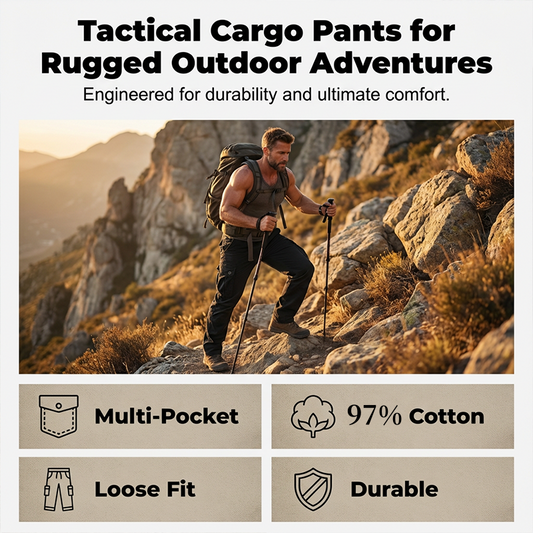 Men's Cotton Cargo Tactical Pants