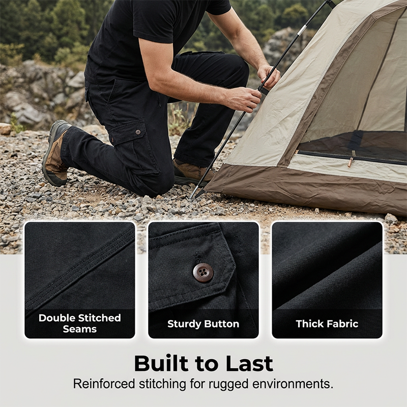 Men's Cotton Cargo Tactical Pants