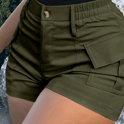 Women's High-Waist Cargo Shorts