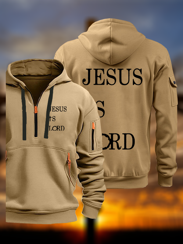 Jesus Is Lord Jesus God Christian Zipper Hoodies