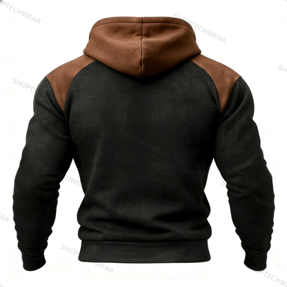 Nordic Viking Style Vegvísir Casual Long-Sleeve Hoodie