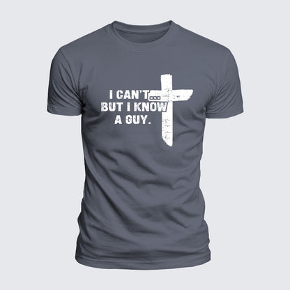 Luxe Mercerized Cotton Tee - I Can't But I Know A Guy