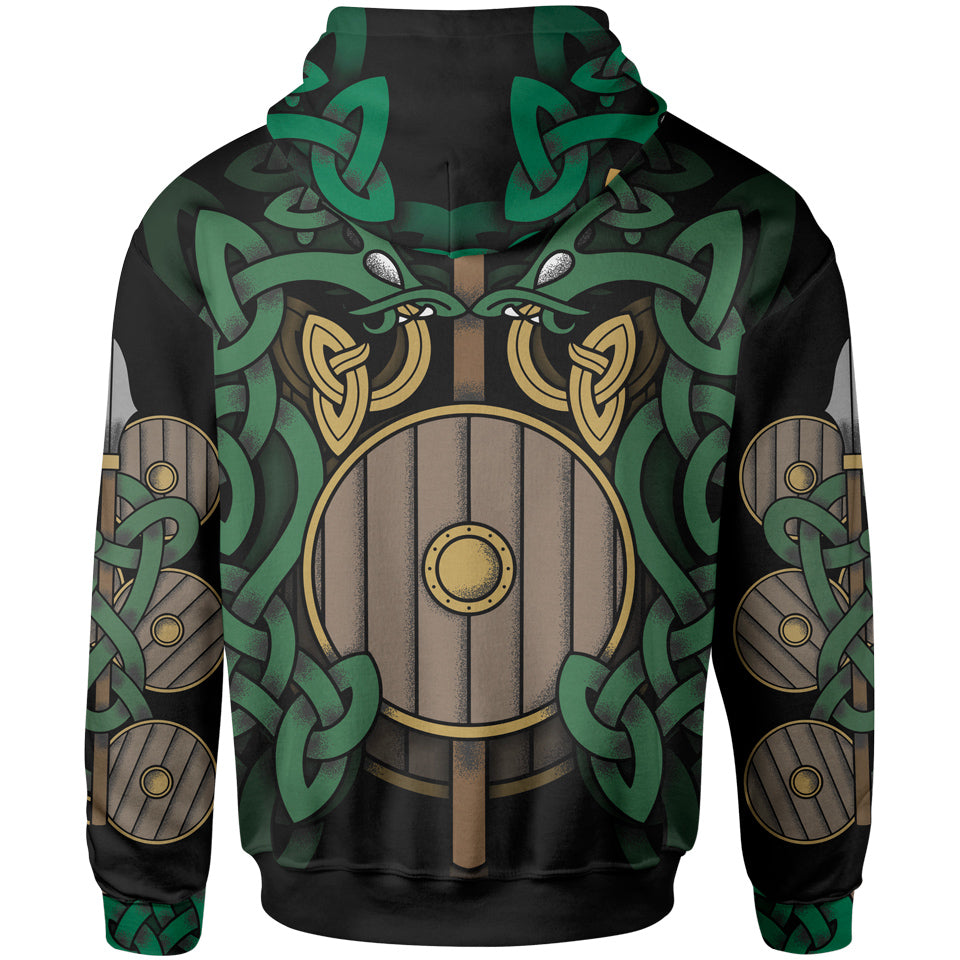 All Father's Beard Zip Hoodie