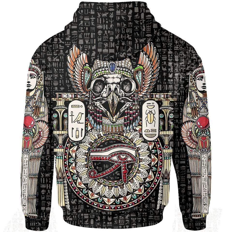 Anubis & Bastet Zip Hoodie