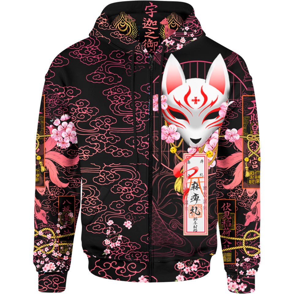 Kitsune Zip Hoodie