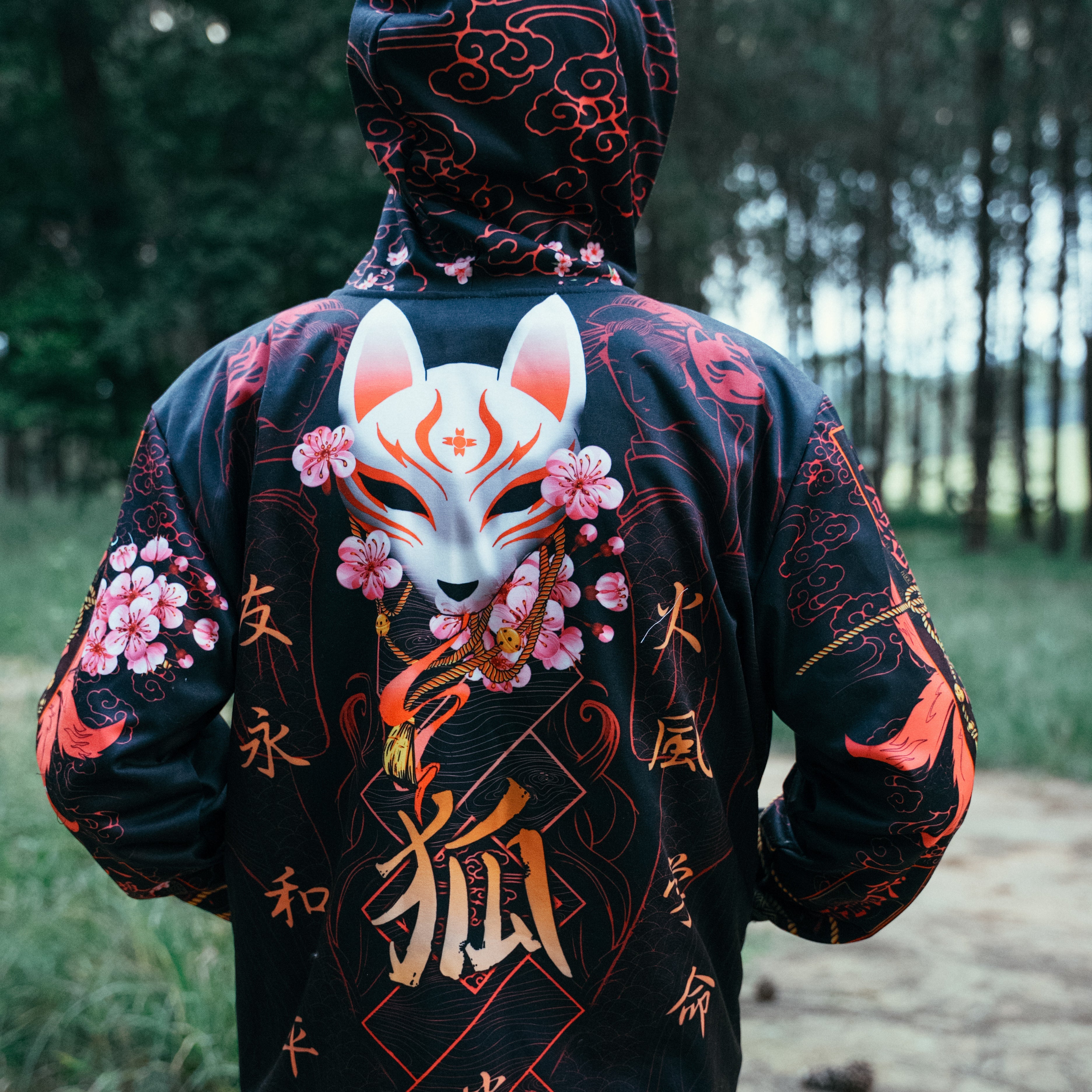 Kitsune Zip Hoodie