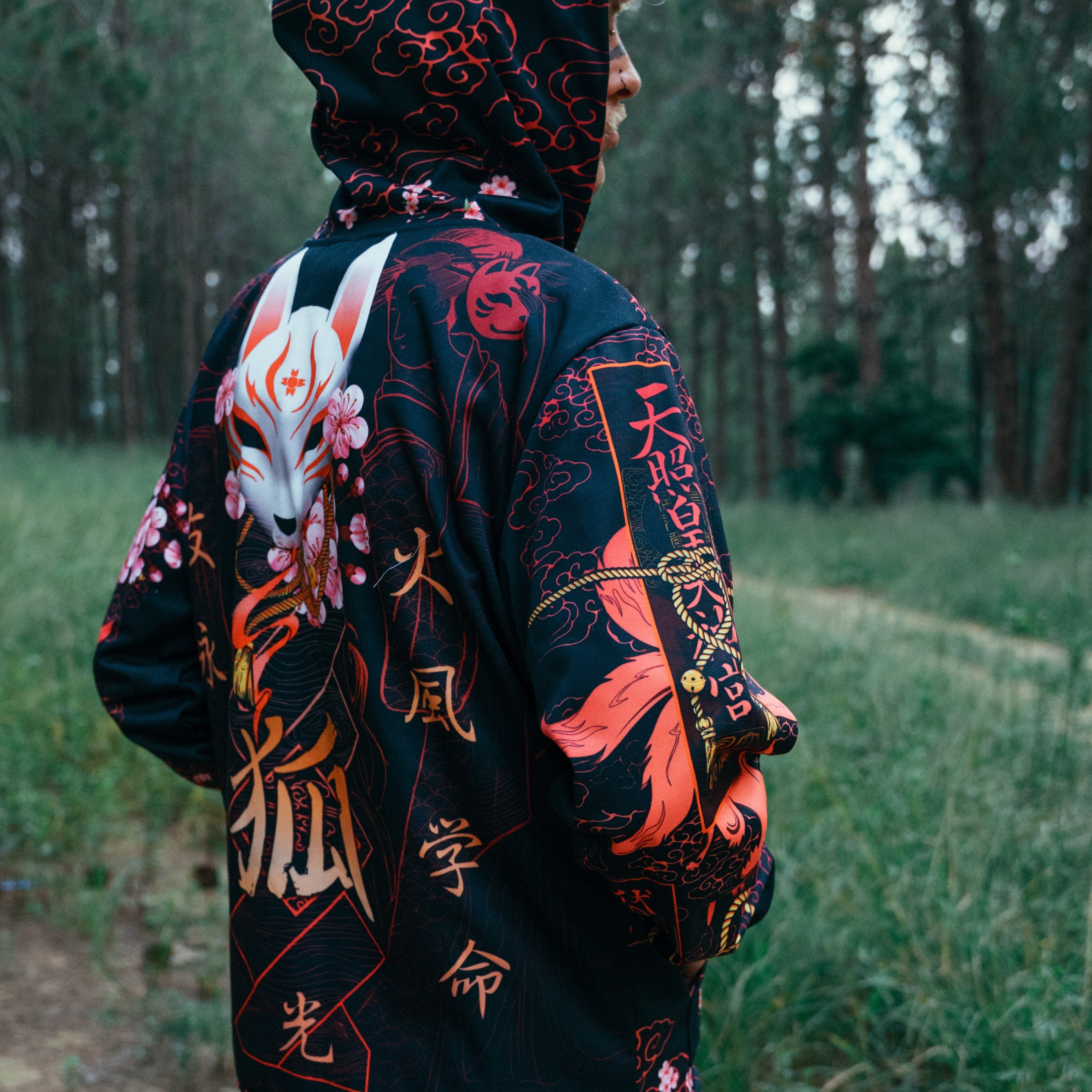 Kitsune Zip Hoodie