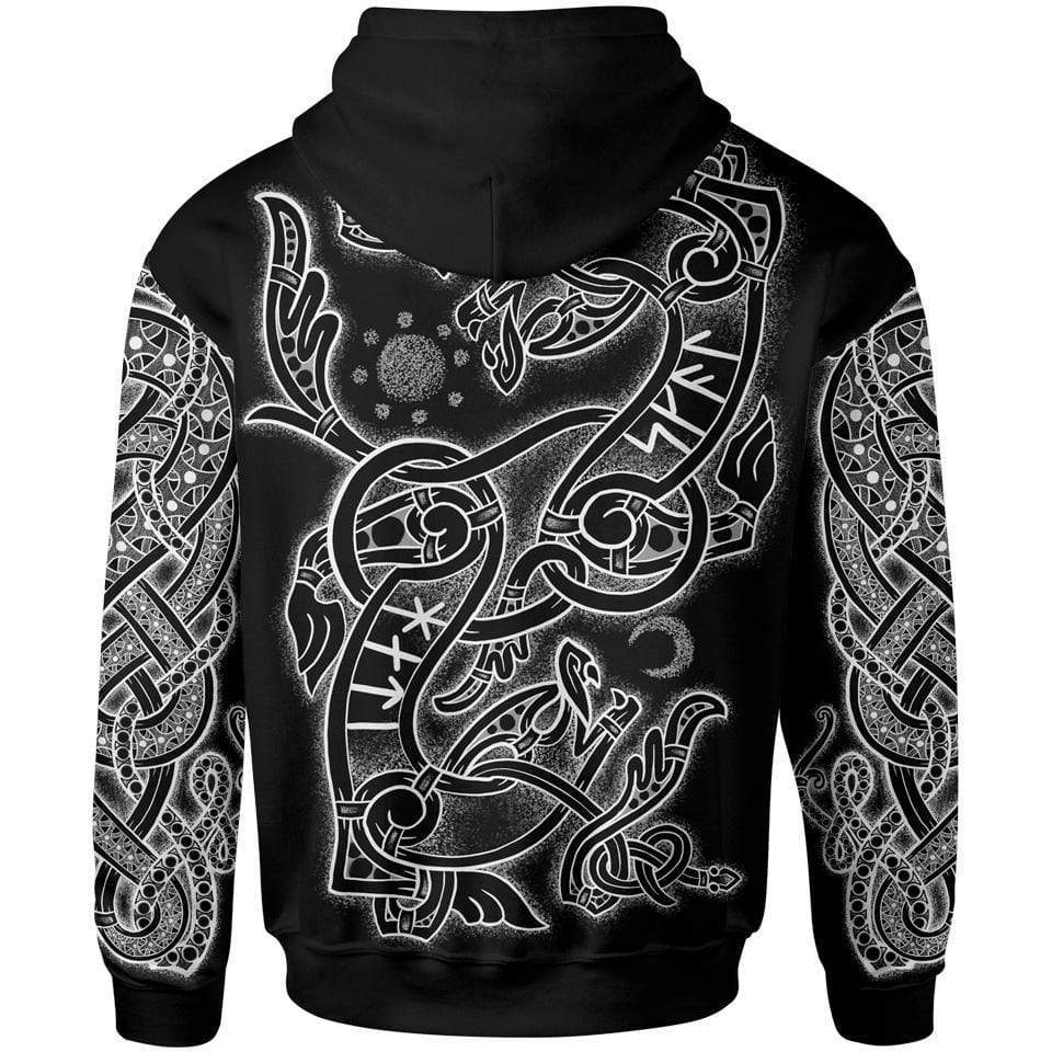 Odin Mask Zip Hoodie