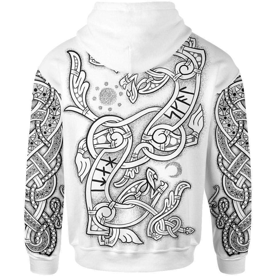 Odin Mask Zip Hoodie