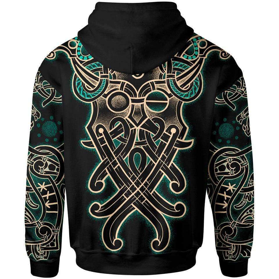 Odin Mask Zip Hoodie