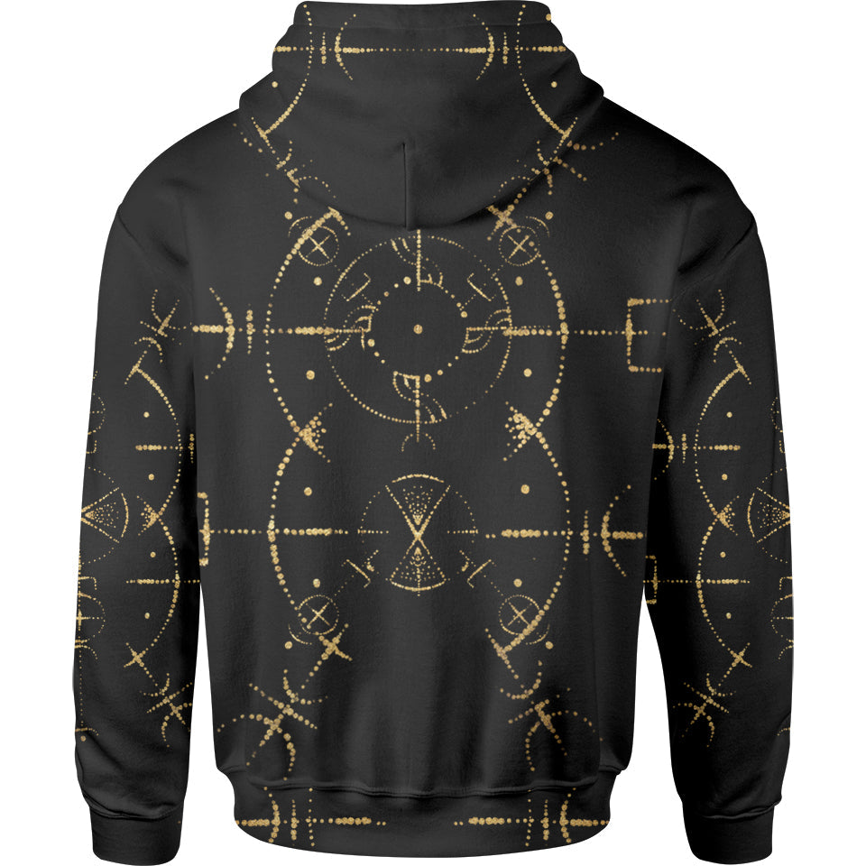 Runes of Thor Zip Hoodie