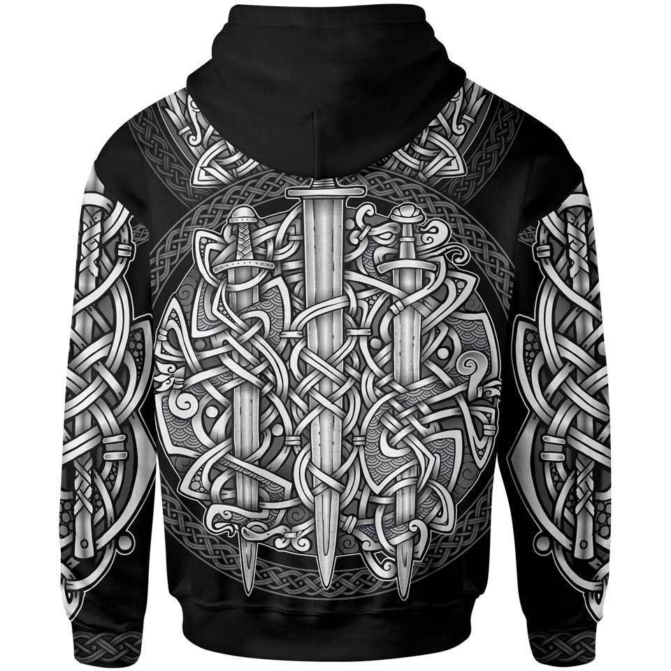 Sword & Shield Zip Hoodie
