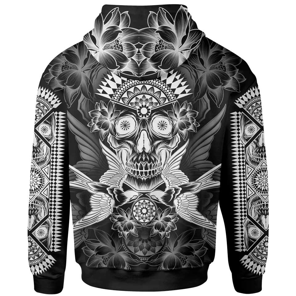 Tribal Tiger Zip Hoodie
