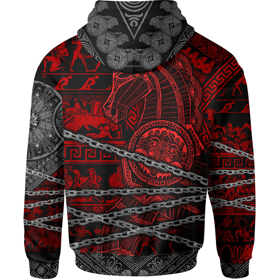 Trojan Zip Hoodie