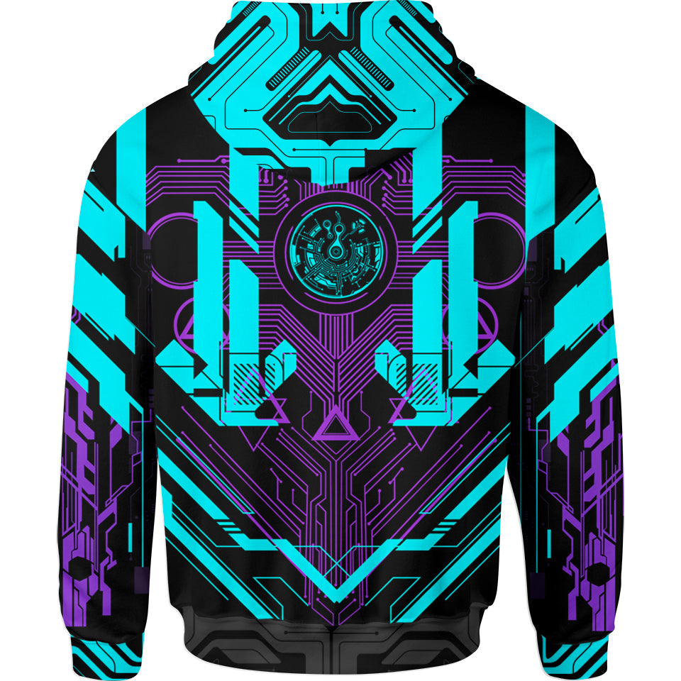 Ultraviolet Zip Hoodie