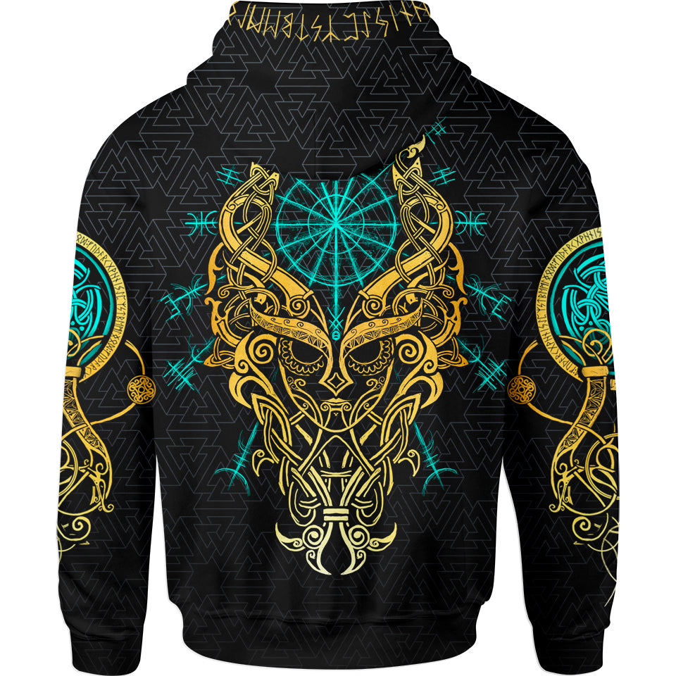 Valkyries of Valhalla Zip Hoodie - Gold Edition