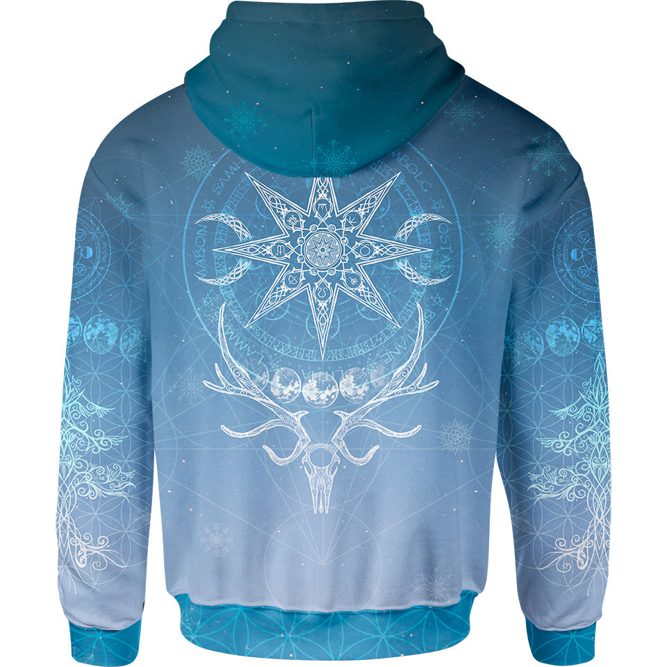 Yule Zip Hoodie - Snow Edition